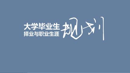 大学生职业规划指导 从校园到高级寻聘的路径